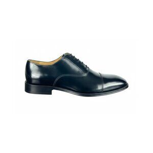 Milo Men’s Black Abrasivado Oxford – Italian Leather Dress Shoes